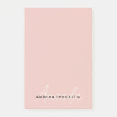 Professioneel Elegant Modern Gepersonaliseerd met Post-it® Notes (Voorkant)