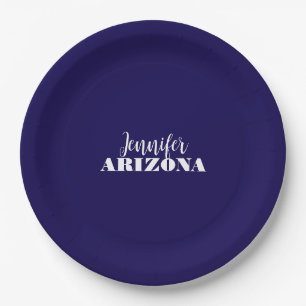 Professioneel elegant modern minimalistisch donker papieren bordje