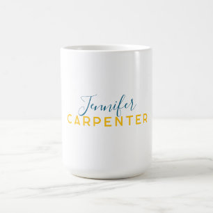 Professioneel elegant modern minimalistisch eenvou koffiemok