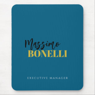 Professioneel elegant modern minimalistisch eenvou muismat