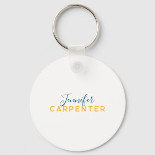 Professioneel elegant modern minimalistisch eenvou sleutelhanger