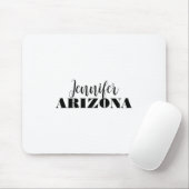 Professioneel elegant modern minimalistisch gewoon muismat (Met muis)