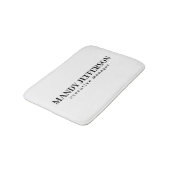 Professioneel elegant modern minimalistisch met na badmat (Gekanteld)