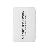 Professioneel elegant modern minimalistisch met na badmat (Voorkant Verticaal)