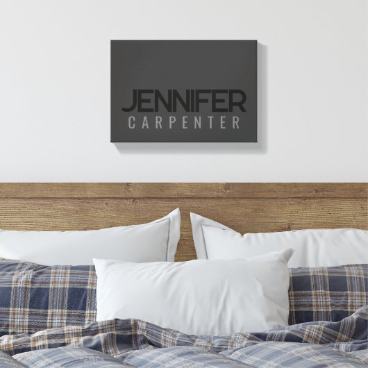 Professioneel elegant modern minimalistisch met na canvas afdruk (Insitu (Slaapkamer))