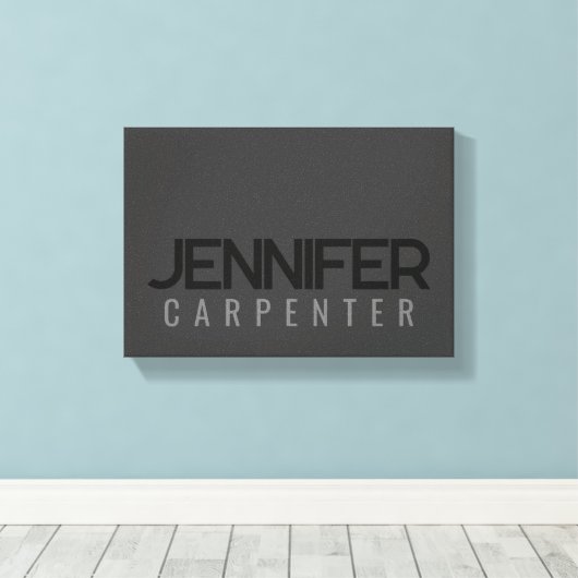 Professioneel elegant modern minimalistisch met na canvas afdruk (Insitu (Houten vloer))