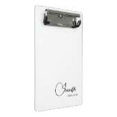 Professioneel elegant modern minimalistisch toevoe mini klembord (Schuin)