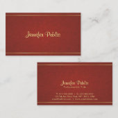 Professioneel Elegant Ontwerp Premium Dikke Luxe Visitekaartje (Voorkant / Achterkant)