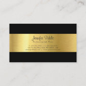 Professioneel Elegant Ontwerp Premium Zijde Luxe Visitekaartje (Achterkant)