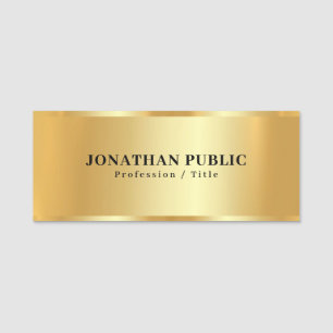 Professioneel Elegant Ontwerp Trendy Glamoureus Go Naamplaatje