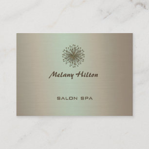 Professioneel elegant schitterend metaal visitekaartje