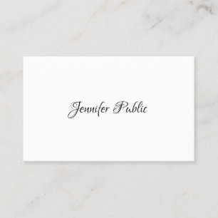 Professioneel Elegant Sjabloon Modern Eenvoudig On Visitekaartje