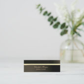 Professioneel elegant stijlvol, geavanceerd mini visitekaartje (Staand voorkant)