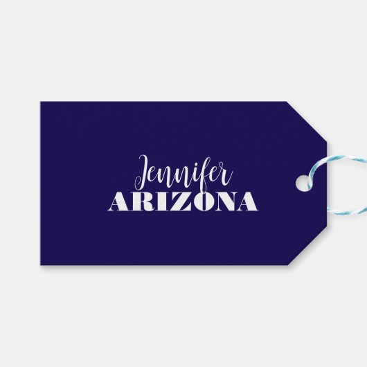 Professioneel elegante moderne minimalistische don cadeaulabel (Voorkant (Horizontaal))