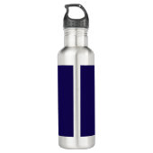 Professioneel elegante moderne minimalistische don waterfles  (Achterkant)