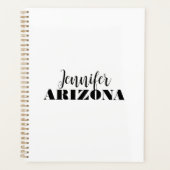 Professioneel elegante moderne minimalistische gew planner (Voorkant)