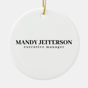 Professioneel elegante moderne minimalistische naa keramisch ornament