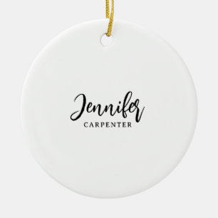 Professioneel elegante moderne minimalistische naa keramisch ornament