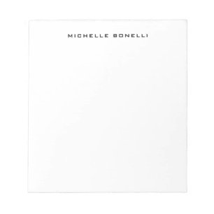 Professioneel elegante moderne minimalistische notitieblok