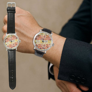 Professioneel Elektricien Iconisch Patroon Horloge