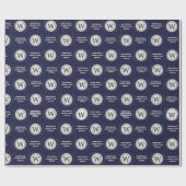 Professioneel Elid Zakelijk Monogram Cadeaupapier (Vlak)