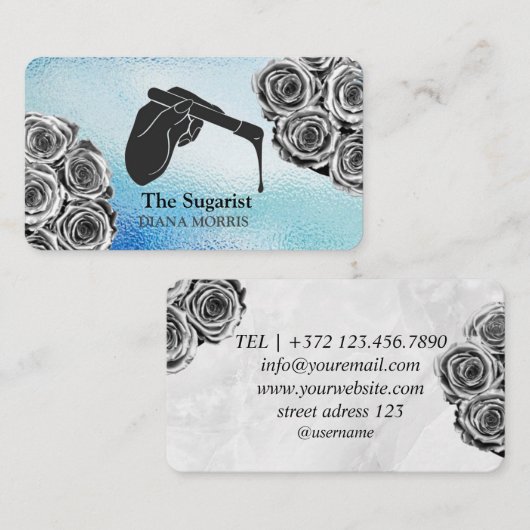 Professioneel en Chic voor Braziliaans & Body Waxi Visitekaartje (Voorkant / Achterkant)