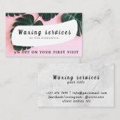 Professioneel en Chic voor Braziliaans & Body Waxi Visitekaartje (Voorkant / Achterkant)