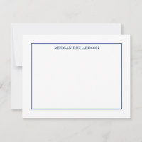 Professioneel en eenvoudig marineblauw