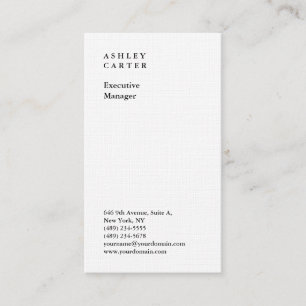 Professioneel en elegant, eenvoudig minimalistisch visitekaartje