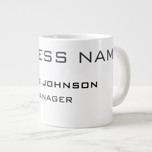 Professioneel en modern extra grote beker (Voorkant rechts)