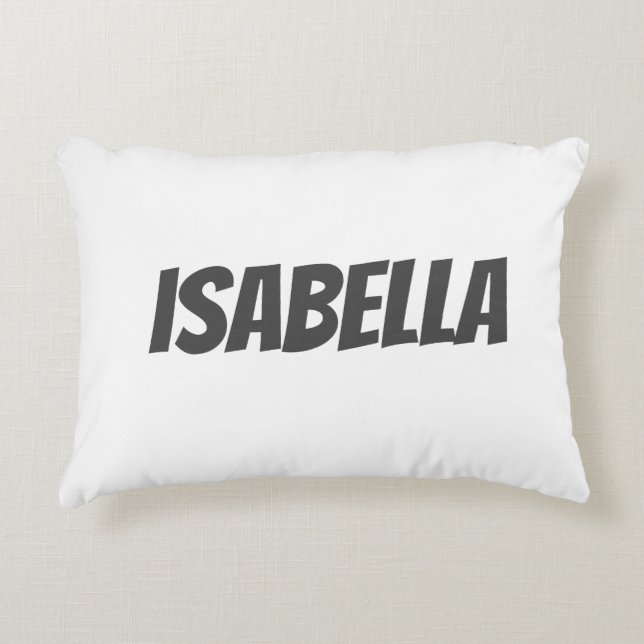 Professioneel en modern grijs wit accent kussen (Voorkant)