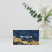 Professioneel en modern marmer visitekaartje (Staand voorkant)