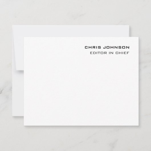 Professioneel en modern RSVP kaartje (Voorkant)