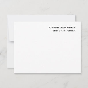 Professioneel en modern RSVP kaartje