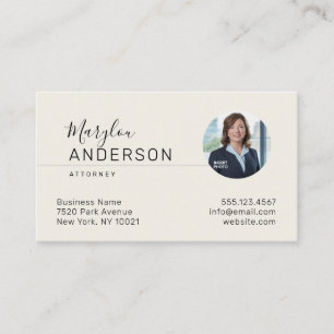Professioneel (FOTO INVOEGEN) - UNISEX Visitekaartje