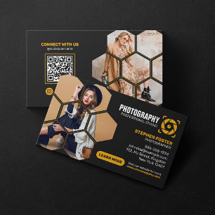 Professioneel Fotograaf QR Code Fotografie Visitekaartje