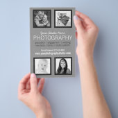 Professioneel Fotografen Zakelijk Informatieblad Flyer (Hand)