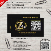 PROFESSIONEEL GEMERKTE LOGOONTWERP QR-CODETEMPLATE VISITEKAARTJE