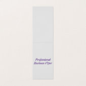 Professioneel gevouwen Visitekaartje (Buitenkant ongevouwen)