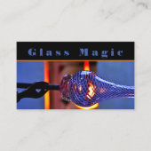Professioneel glasblaasglas visitekaartje (Voorkant)