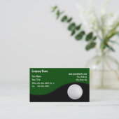 Professioneel Golfthema Visitekaartje (Staand voorkant)