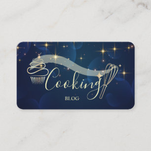 Professioneel,Gouden sterren,Gar whisk,Cupcake,Kok Visitekaartje