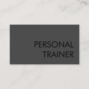 Professioneel grijs fitness Visitekaartje