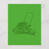 Professioneel Groen Lanscaping Lawn Care maaien Flyer (Achterkant)