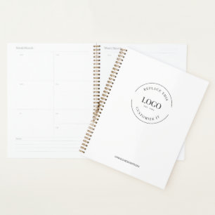 Professioneel Groot Aangepast Logo Website Merkgeb Planner