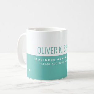 Professioneel halfwit halfwit modern blauw koffiemok