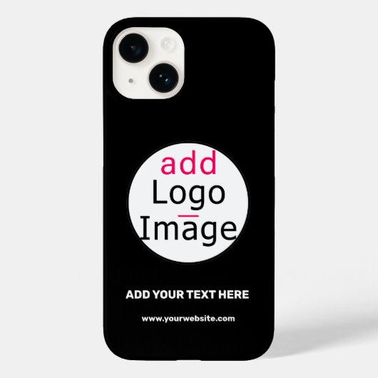 Professioneel  handelsmerk (zwart) Case-Mate iPhone case (Achterkant)