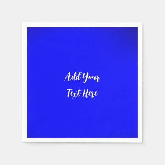 Professioneel handschrift tekst toevoegen modern b servet (Voorkant)