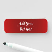 Professioneel handschrift tekst toevoegen modern r naamplaatje (In situ)