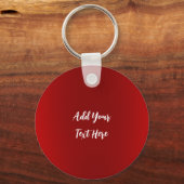 Professioneel handschrift tekst toevoegen modern r sleutelhanger (Voorkant)